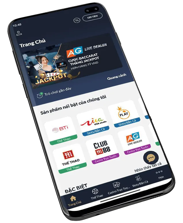 Giao diện di động tối ưu của Bet 12